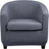 Lellen Club Chair Slipcover with Seat Cushion Cover Round Tub Accent Armchair