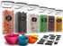 Cereal Container Set, MCIRCO Airtight Food Storage Containers ((4L /135.2oz) Set of