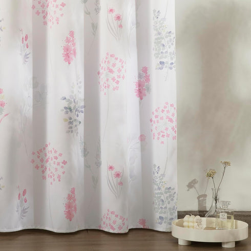2 80% Room,63 Inch XTMYI Pink Girl Nursery Curtains for Baby Panels Blackout Patterned Printed Neutral Watercolor