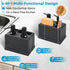 Set,Hand 4-in-1 Set Kitchen Soap Dispenser and Dish Soap Dispenser,Sponge Caddy and Brush Holder Kitchen Dual Soap