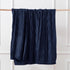 Battilo Navy Cable Knit Throw Blanket, Super Soft Cozy Decorative Knitted Blanket for Couch, Bed, Sofa, Chair 50"x60"