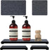 Razborci 3PCS Counter Gray,9"x 3.5" Water Absorbing Soap Dish Sponge Holder, Diatomite Stone Drying Tray Mat Sink Caddy