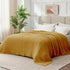 Kozyhvn 100% 50"x 70", 6 Summer Cotton Muslin Blanket Large Layers Breathable and Lightweight Cotton Throw Blankets