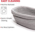Set, KneadAce Cotton Rope Banneton Bread Proofing Basket Oval & Round Bread Baskets with Liners & Covers for Artisan
