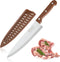 8 inch Chef Knife, Razor Sharp Kitchen Knife with Protective Sheath, Ergonomic Handle, Dishwasher Safe
