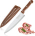 8 inch Chef Knife, Razor Sharp Kitchen Knife with Protective Sheath, Ergonomic Handle, Dishwasher Safe