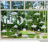 26 Pieces Cloud and Star Window Clings, Anti-Collision Decals to Save Birds from Window Collisions, Rainbow Stickers