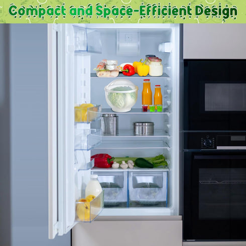 7" 8" Home-X Lettuce Keeper - BPA-Free Lettuce Keeper for Refrigerator to Keep Salads and Vegetables Fresh - x Lettuce