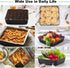 TeamFar Square Baking Pan, 8 inch Coated Square Cake Brownie Lasagna Pan with Stainless Steel Core & Non Stick