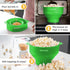 The POPCO Silicone Popcorn Popper, Collapsible Microwave Maker, Large 15 Cup Capacity, Green