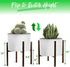 10 16 Inches 1 Pack) Sorbus Adjustable Metal Plant Stand Mid Century Style Flower Pot Holder, to Planter Stand