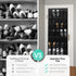 WVM 35 4 Closet Over The Door Shoe Organizer with Breathable Mesh Pockets, Hanging Shoe Organizer for Door with Metal