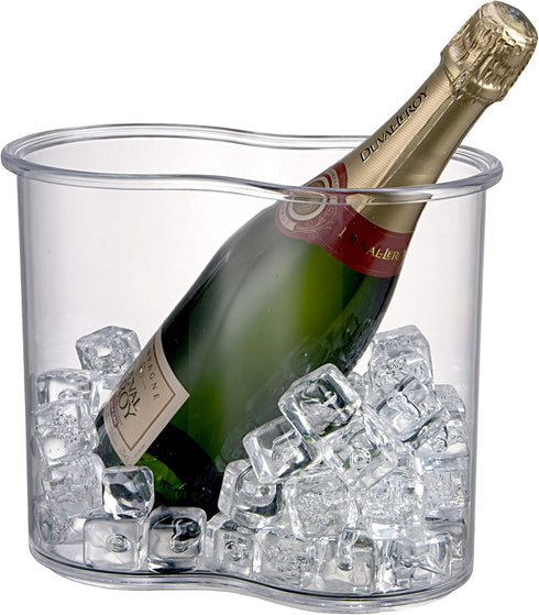 Prodyne Twin-Chill Iceless Wine Cooler - 2 Bottle Clear