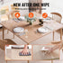 54 54 Inch 2.0 mm, VEVOR Plastic Table Cover, x Clear Square PVC Desk Mat Protector, Waterproof & Easy Cleaning Pad