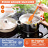 Rtteri 20 Pieces Mixing Spoons, Silicone Nonstick Cooking Spoons, High Heat Resistant for Baking and Stirring