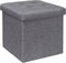 B FSOBEIIALEO Storage Ottoman Cube Foldable Footrest, Chest & Seat for Living