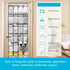 ZKXNBXX 24 ZHXNBXX Over The Door Shoe Organizers with Mesh Pockets Shoe Organizer Storage Hanging SimpleHouseware Shoe
