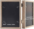AVEAX Double 5x7 Picture Frame, Wood Grain Photo Frame, Shadow Box Frame