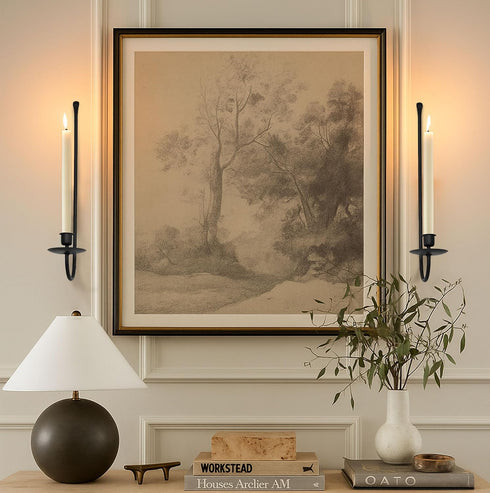 Set 2 16.5"5"3" Metal Wall Candle Sconce Holder of Wall Mount Candle Holders Modern Wall Candle Sconces Hanging
