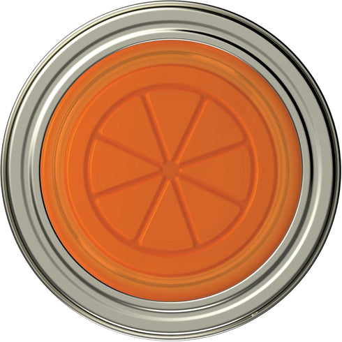 Jarware Set of 4 Orange Jelly/Jam Lids for Regular Mouth Mason Jars