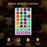17 50 16 7 Minetom Star String Lights Battery Operated - ft LED Color Changing Star Fairy Light with Remote and Timer