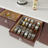 Adjustable Acrylic Spice Drawer Organizer Rack, Expandable from 8 Inch to 16 Inch for Seasoning Jars
