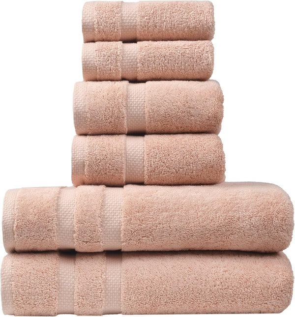 SOFE H&L | Olea Luxury Turkish Cotton Bath Towels Set of 6