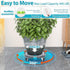 15-22 Inch 440 LBS, 1 Pack VANCASTLE Plant Caddy Plant Stand with Wheels, Heavy Duty Plant Roller Base AdjustablePalnt