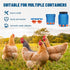 8 Pack Large Automatic Chicken Waterer Cups | Chicken Water Feeder | Poultry Water Feeder Kit | Tee Fittings Poultry