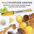 Stainless Steel Cheese and Citrus Zester Grater - Extra Sharp Blade for Lemons, Parmesan, Garlic, Chocolate