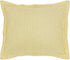 Better Trends Jullian Collection 100% Cotton Tufted Standard Sham in Bold Stripes Design (Yellow)