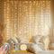 Fairy Curtain Lights Upgraded Tangle-Free Warm White USB Plug in 8 Modes