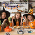 mivishhy Drinks,6 Set Scary Halloween Decor for Kitchen and Home,Spooky Character Stone Cork Coasters for Coffee Table