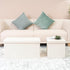 15"x15"x15" B FSOBEIIALEO Small Storage Ottoman Cube Sherpa Ottomans Foot Rest, Foldable Boucle Ottoman, Faux Teddy
