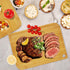 3Pcs Bamboo Cutting Boards for Kitchen, Healthy Wooden Cutting Boards for kitchen, Charcuterie, Vegetables, Cheese