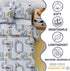 Set, Set Sets Yibeizi Twin Bed Comforter Kids Lightweight All-Season Comforter Cute Truck Pattern Microfiber Breathable