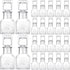 Chuangdi 24 Pcs Mini Glass Wine Bottles 1.7oz Glass Patron Bottles with Stopper