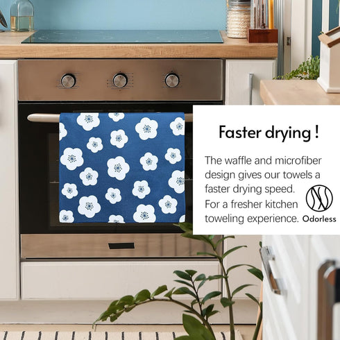 18" 30" 2-Pack Eulnars Kitchen Towels, Premium Dish Towels for Kitchen Drying, x Tea Towels, Quick Dry Microfiber Dish