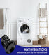 Anti Vibration Pads for Washing Machine, 4 Pack Soundproofing Base, Prevent Sliding Out, Floor Protector for Appliances