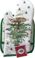 Spode Christmas Tree Kitchen Gift Set, 2-pc: Oven Mitt & Square Pot Holder
