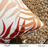 MIULEE Pack of 2 Outdoor Waterproof Throw Pillow Covers, 16x16 Inch, Orange Natural Leaves Pattern for Patio Couch