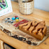Mountain Decor Keyholder in Cherry Wood - Climb Every Mountain Wall Decor with 4 Key Rings Included