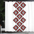 Ambesonne Tribal Shower Curtain, 69" W x 70" L, Native Design American Style Bathroom Decor Set