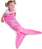 Pink Mermaid Tail Blanket for Kids - Silky Soft Extra Cozy Plush Fleece Lined Snuggle Blanket for Little Girls