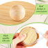 12 2. 64 1. 97 Inch Tessco for you Tessco Pcs Yogurt Jar Lids Bamboo Wood with Silicone Sealing Rings Lids Compatible