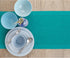 36 Inches 100% 14 36 Inch Solino Home Linen Hemstitch Table Runner - Pure Linen Teal Table Runner x Ideal for Dresser