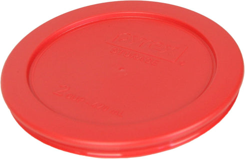 Pyrex 7200-PC 2-Cup Food Storage Replacement Lid - Red, Made in USA