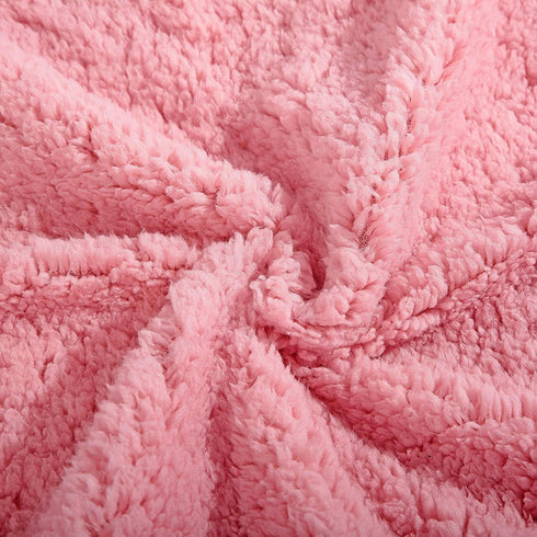 Reafort Ultra Soft Sherpa Body Pillow Cover/Case - 21"x54" with Zipper Closure, Pink