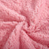 Reafort Ultra Soft Sherpa Body Pillow Cover/Case - 21"x54" with Zipper Closure, Pink