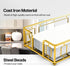 Countertop Guest Towel Holder Tray for Bathroom Gold Napkin Holder for Disposable Paper Hand Towels, Vanity Hand Towel